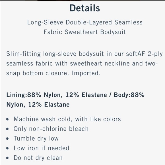 Long-Sleeve Double-Layered Seamless Bodysuit - Picture 7 of 7